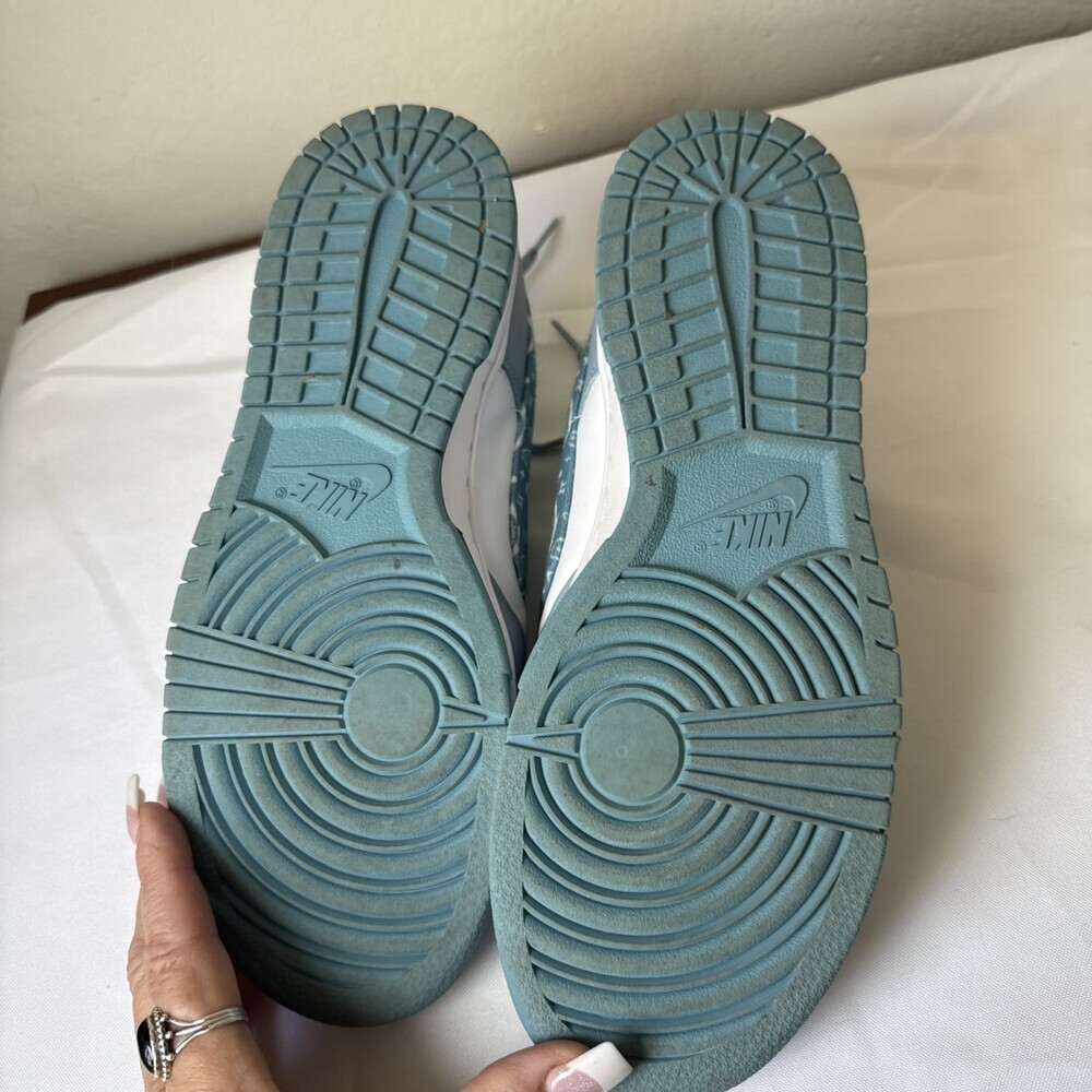 Nike Womens Dunk Low Blue Paisley DH4401-101 Women Size - Picture 7 of 10